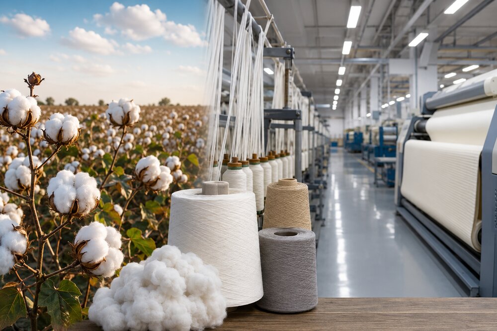 Cotton-to-textile supply chain